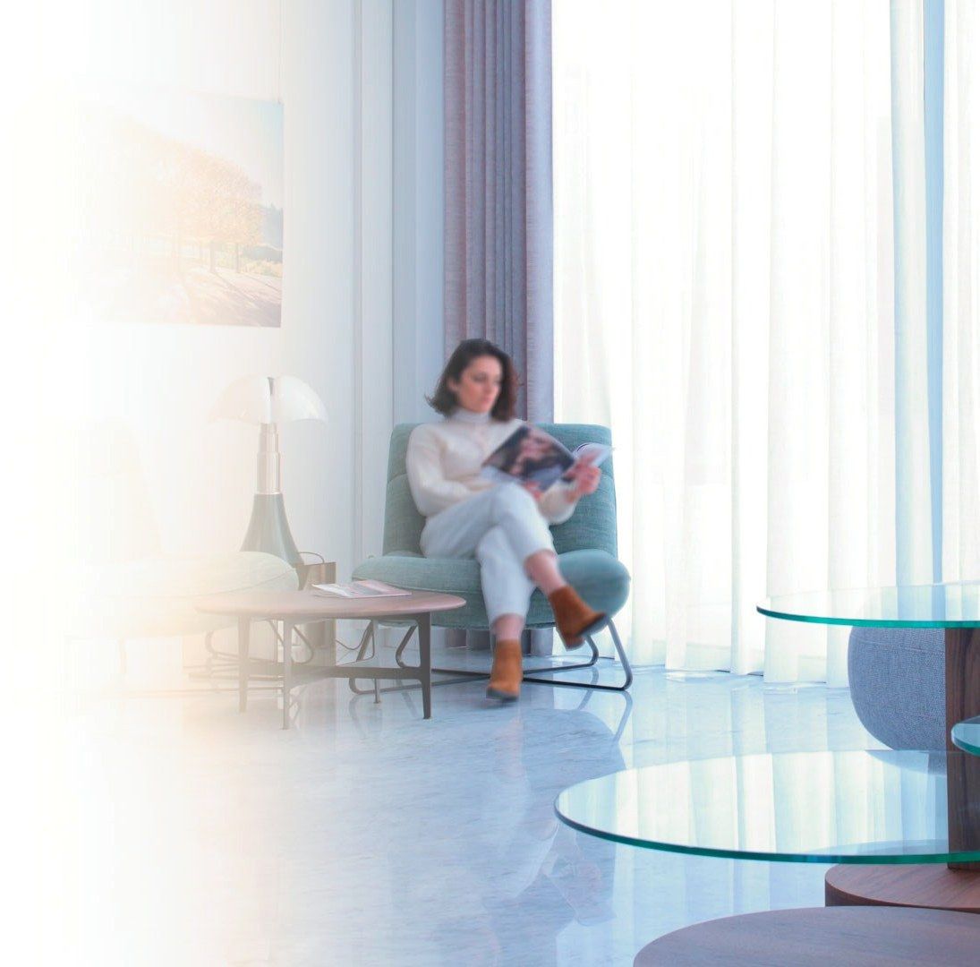L'intérieur du centre : un lieu agréable dédié à votre bien-être
