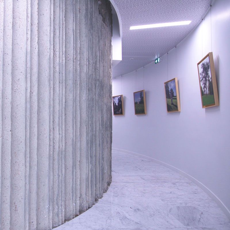 L'exposition photographique dans les locaux du centre